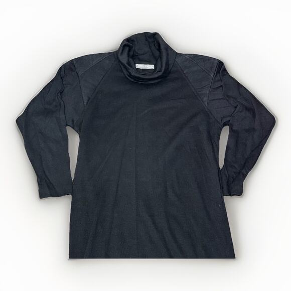 Vintage Carol Anderson Maxi Dress Womens L/XL black Lagenlook Relaxed Silhouette - Picture 4 of 7